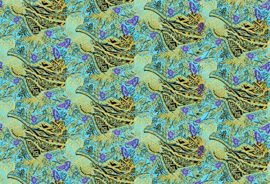 方格印花华亿平台图片