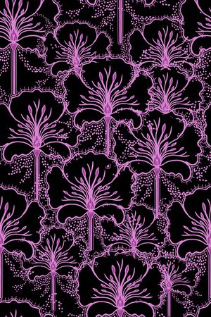 手绘艺术印花华亿平台图片