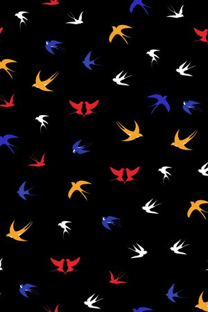 小鸟印花华亿平台图片