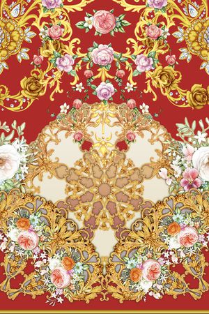 手绘印花华亿平台图片