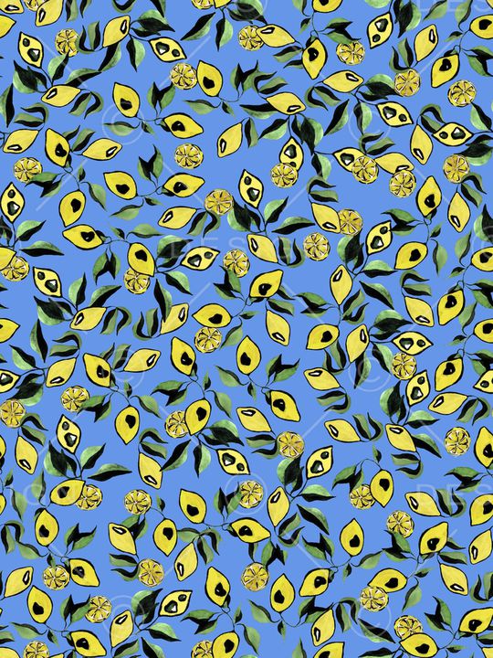 柠檬印花华亿平台图片