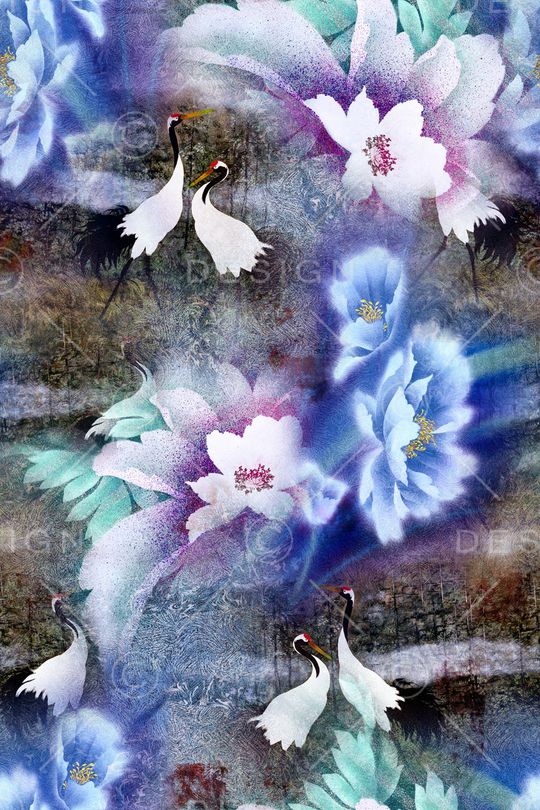 抽象印花华亿平台图片