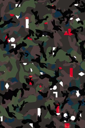 军装迷彩印花华亿平台图片