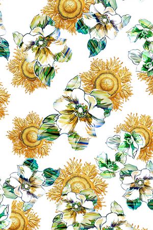 乱花印花华亿平台图片