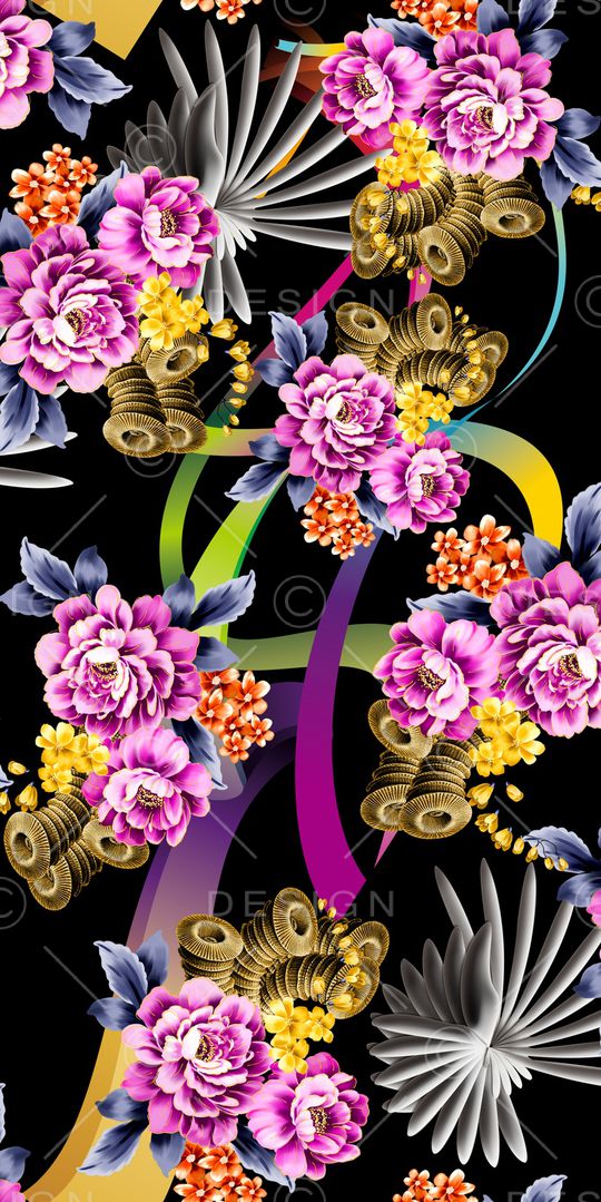 小碎花印花华亿平台图片