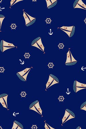 帆船印花华亿平台图片