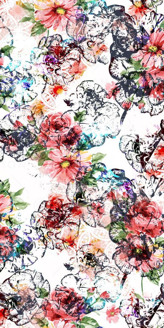 水彩印花华亿平台图片