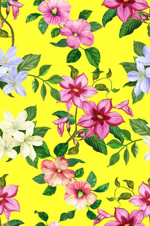 手绘印花华亿平台图片