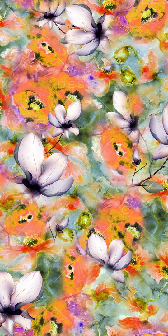 乱花印花华亿平台图片