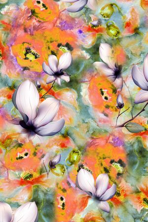 乱花印花华亿平台图片