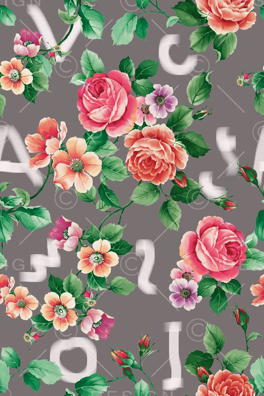 牡丹印花华亿平台图片