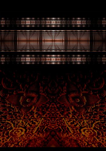 753569-宫廷风古典花纹渐变男装定位