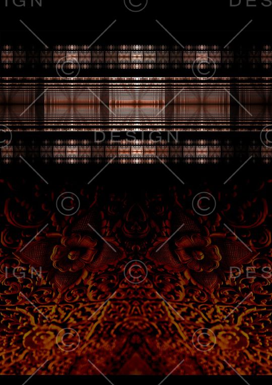 古典花纹印花华亿平台图片