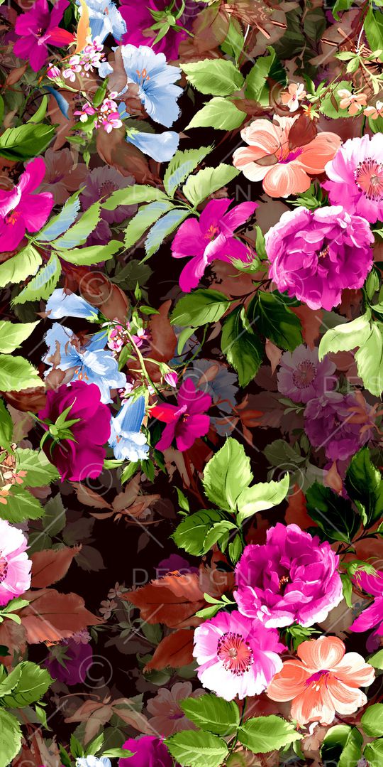 乱花印花华亿平台图片