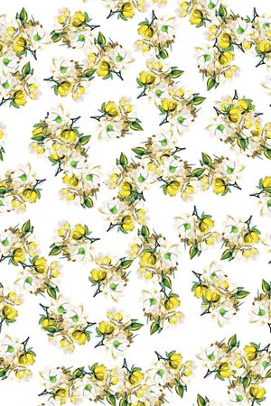 小碎花印花华亿平台图片