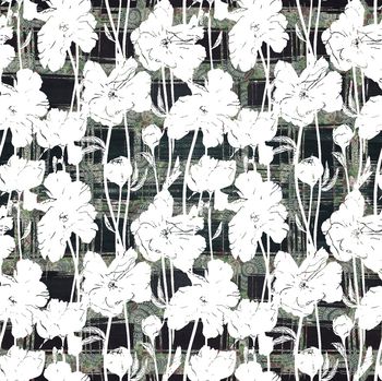 装饰花卉印花华亿平台图片