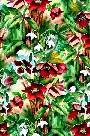 花朵印花华亿平台图片