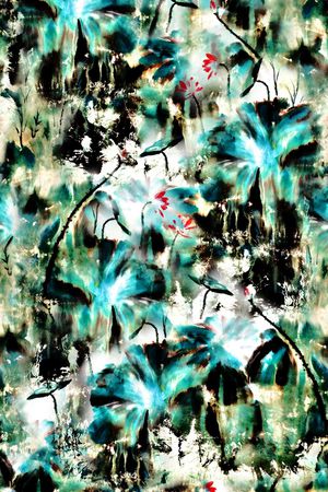 花朵印花华亿平台图片