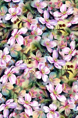 花朵印花华亿平台图片