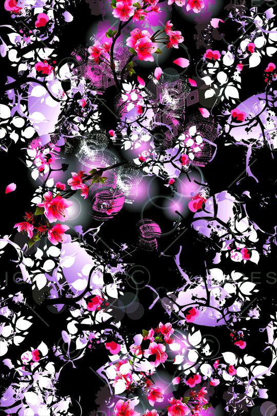 桃花印花华亿平台图片