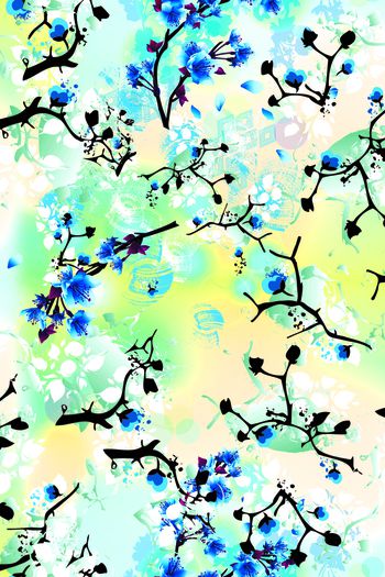 桃花印花华亿平台图片