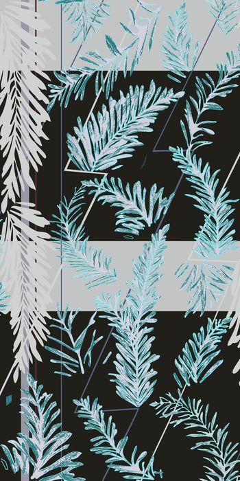 竹叶印花华亿平台图片