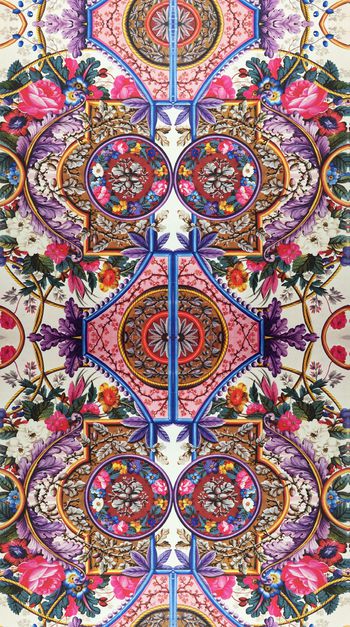 欧式宫廷风印花华亿平台图片