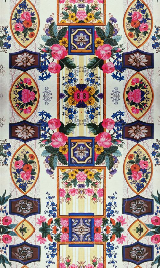 欧式宫廷风印花华亿平台图片