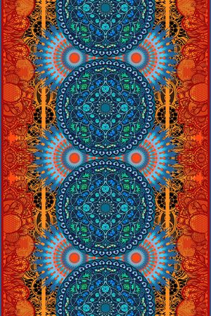 曼陀罗印花华亿平台图片