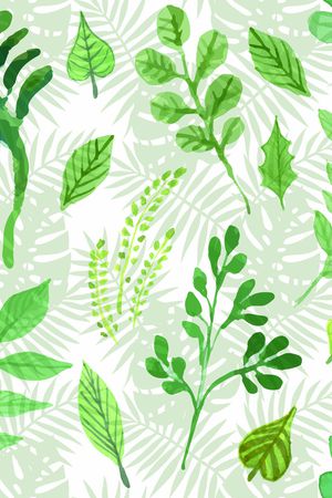 热带叶子印花华亿平台图片