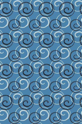 几何螺旋图案印花华亿平台图片