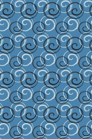 几何螺旋图案印花华亿平台图片