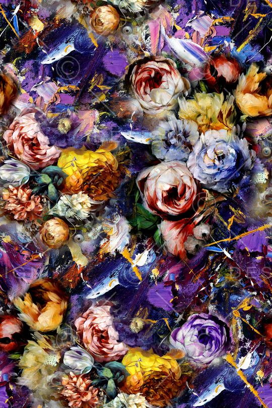 花朵印花华亿平台图片