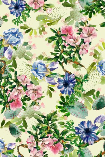 浅底印花华亿平台图片