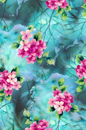 抽象底纹印花华亿平台图片