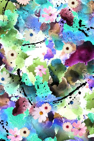 抽象印花华亿平台图片