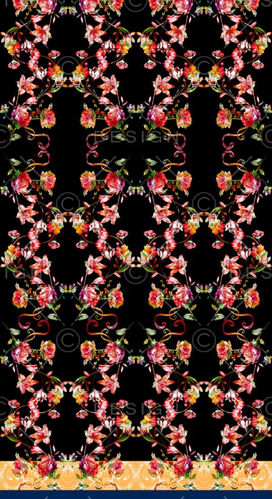 小碎花印花华亿平台图片