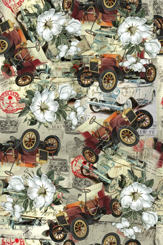 手绘花卉印花华亿平台图片