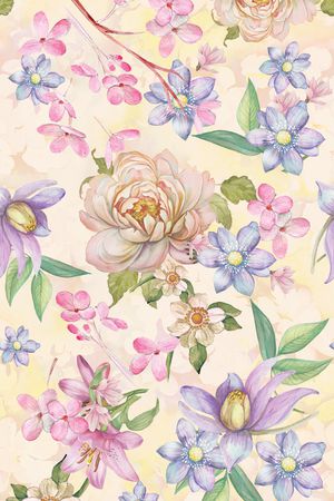 水彩印花华亿平台图片