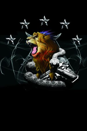 骷髅印花华亿平台图片