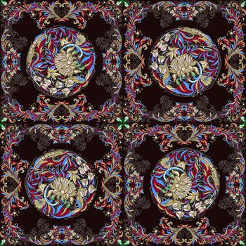 754770-20161206-暗纹矢量卷草花-