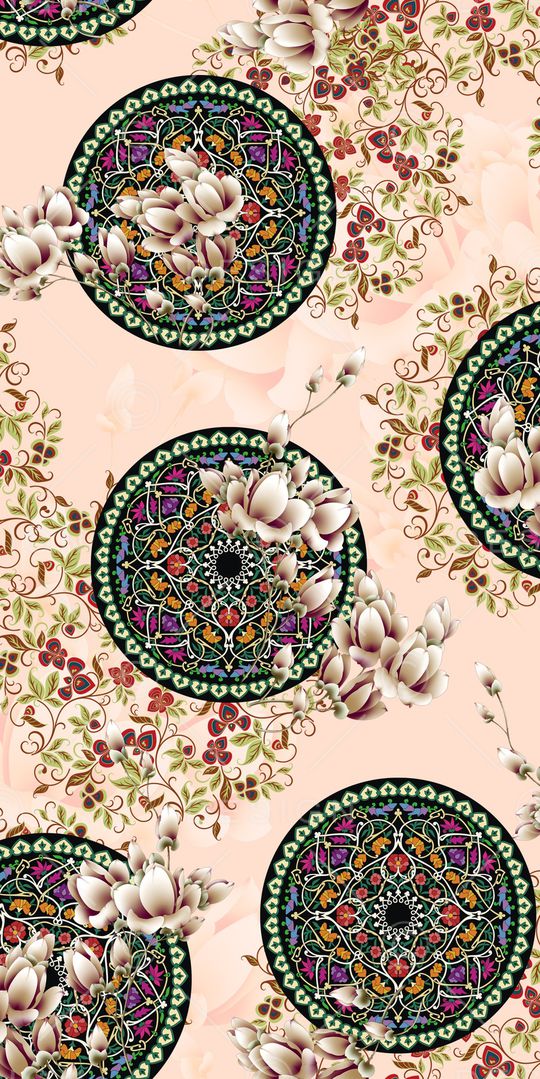 复古印花华亿平台图片