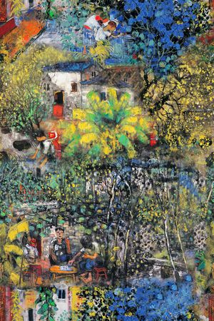 油画印花华亿平台图片