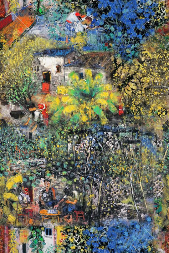 油画印花华亿平台图片