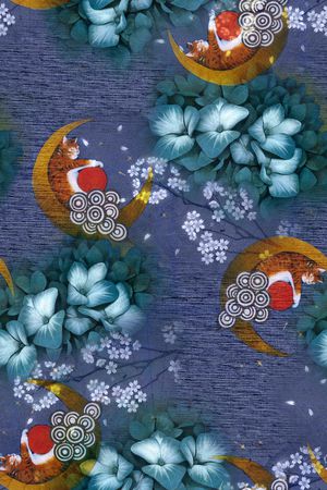 抽象印花华亿平台图片