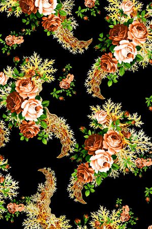 乱花印花华亿平台图片