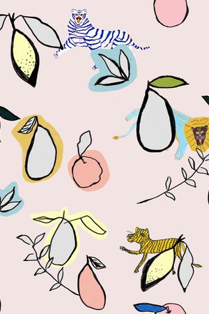 手绘印花华亿平台图片