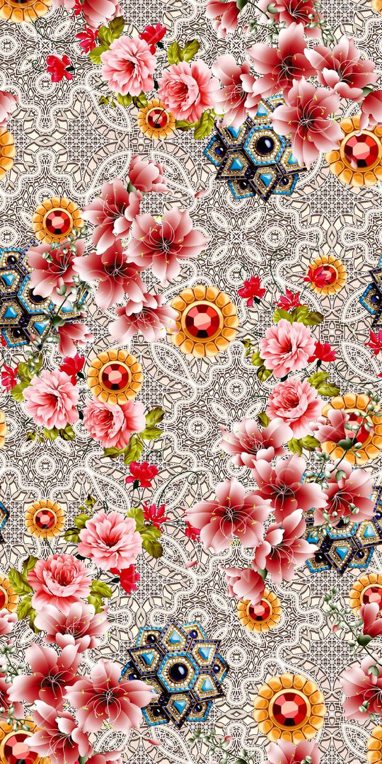 乱花印花华亿平台图片