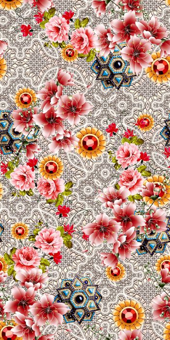 乱花印花华亿平台图片