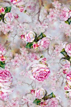 手绘印花华亿平台图片